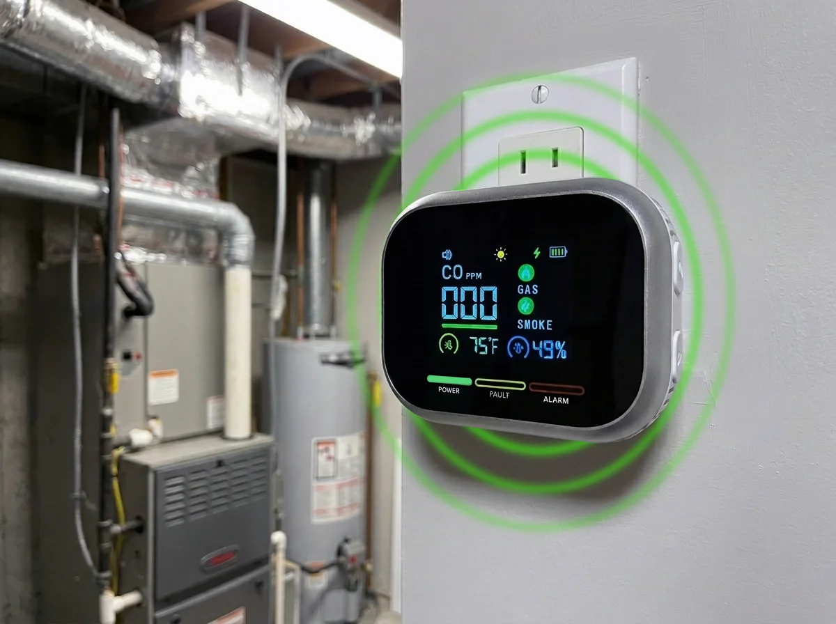 CarbonOne Safe multi-hazard status display